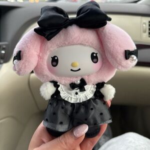 Sanrio Characters Sisters Outfit series My Melody Lovely Rest Day plush keychain